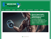 Tablet Screenshot of e-medicinehealth.com